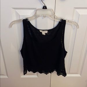 Black tank top from Forever 21